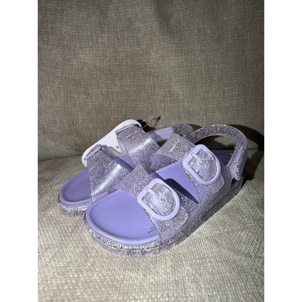 Girl jelly sandals size 10 purple
